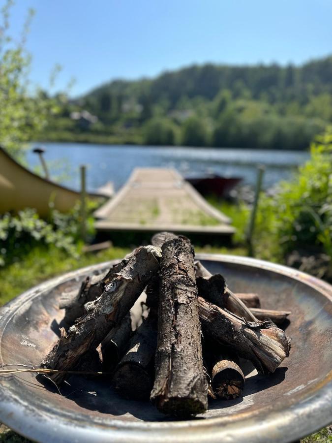 Glamping On Idyllic Lake, Paddle Boards & Rowboat Porsgrunn Kültér fotó
