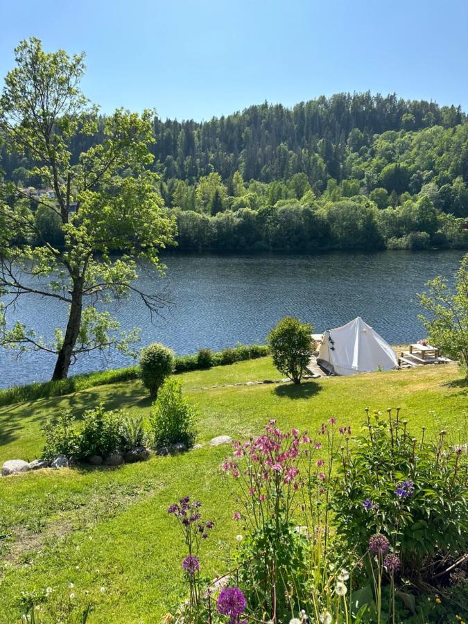 Glamping On Idyllic Lake, Paddle Boards & Rowboat Porsgrunn Kültér fotó