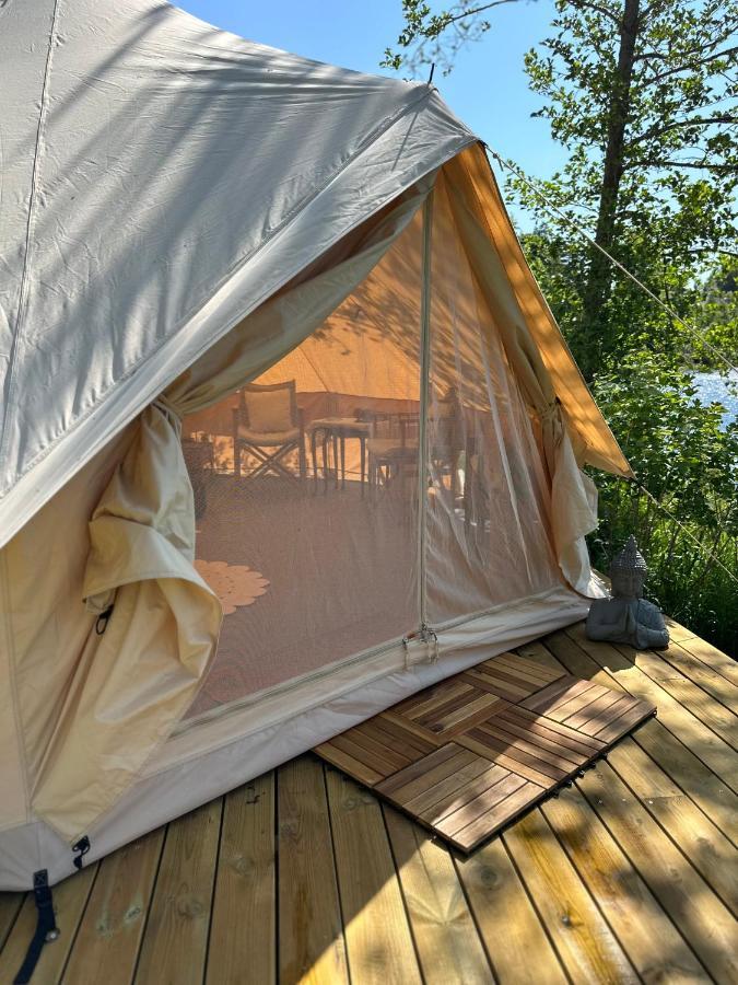 Glamping On Idyllic Lake, Paddle Boards & Rowboat Porsgrunn Kültér fotó