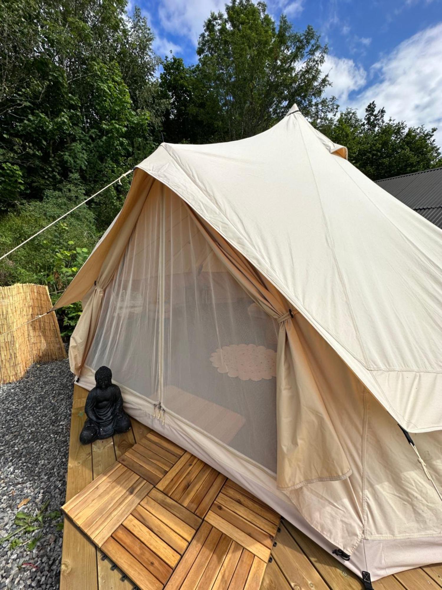 Glamping On Idyllic Lake, Paddle Boards & Rowboat Porsgrunn Kültér fotó