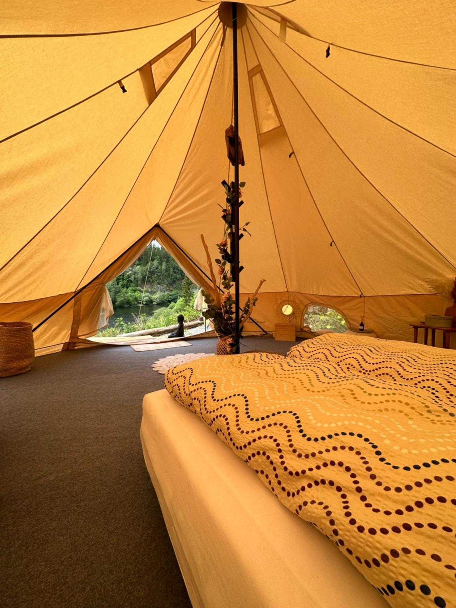 Glamping On Idyllic Lake, Paddle Boards & Rowboat Porsgrunn Kültér fotó